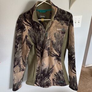 Cabela's Camouflage Women's Sweater - Green and Brown